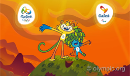 Официальные маскоты Олимпийских игр Rio-2016